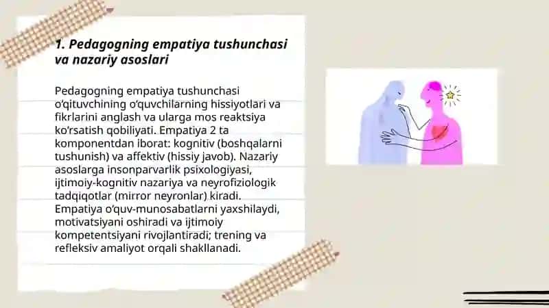 Pedagogning empatiya va perseptiv qobiliyatlari 3