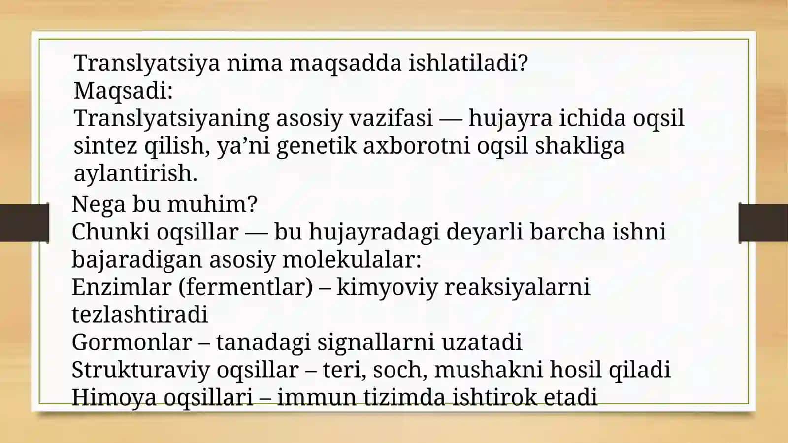 Translatsiyajarayoni 3