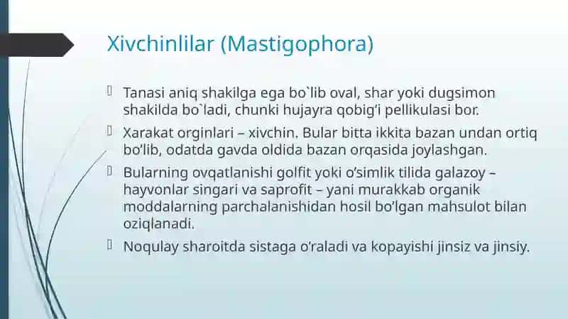 Xivchinlilar-OdamParazitlari:LeyshmaniyavaLyambliya 3