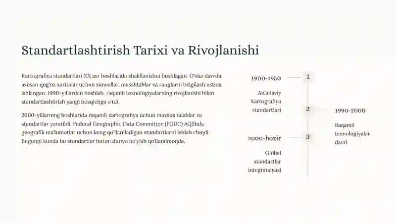 Geodeziya va Kartografiyada Milliy va Xalqaro Standartlar 3