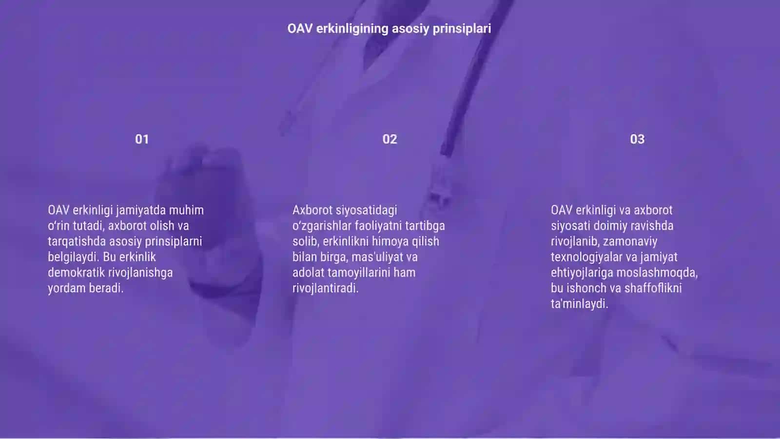 OAV erkinligi va axborat siyosatidagi o'zgarishlar 3