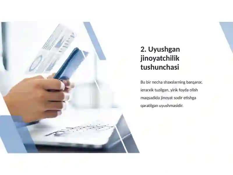 Uyushgan jinoyatchilikning kriminologik tavsifi va uning oldini olish 3