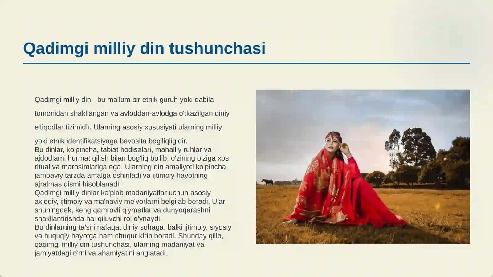 QADIMGI MILLIY DINLAR VA UNING JAMIYAT IJTIMOIY HAYOTIDAGI ROLI 3