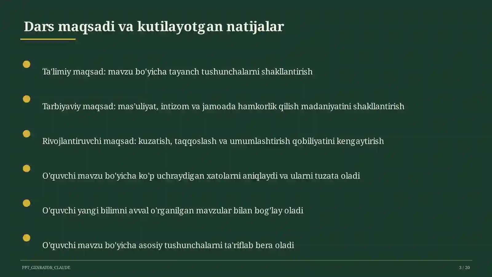 Relyef shakllari: tog'lar va tekisliklar (5-sinf) 3