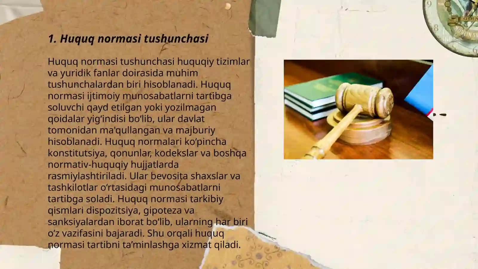 Huquq normasining asosiy belgilari 3