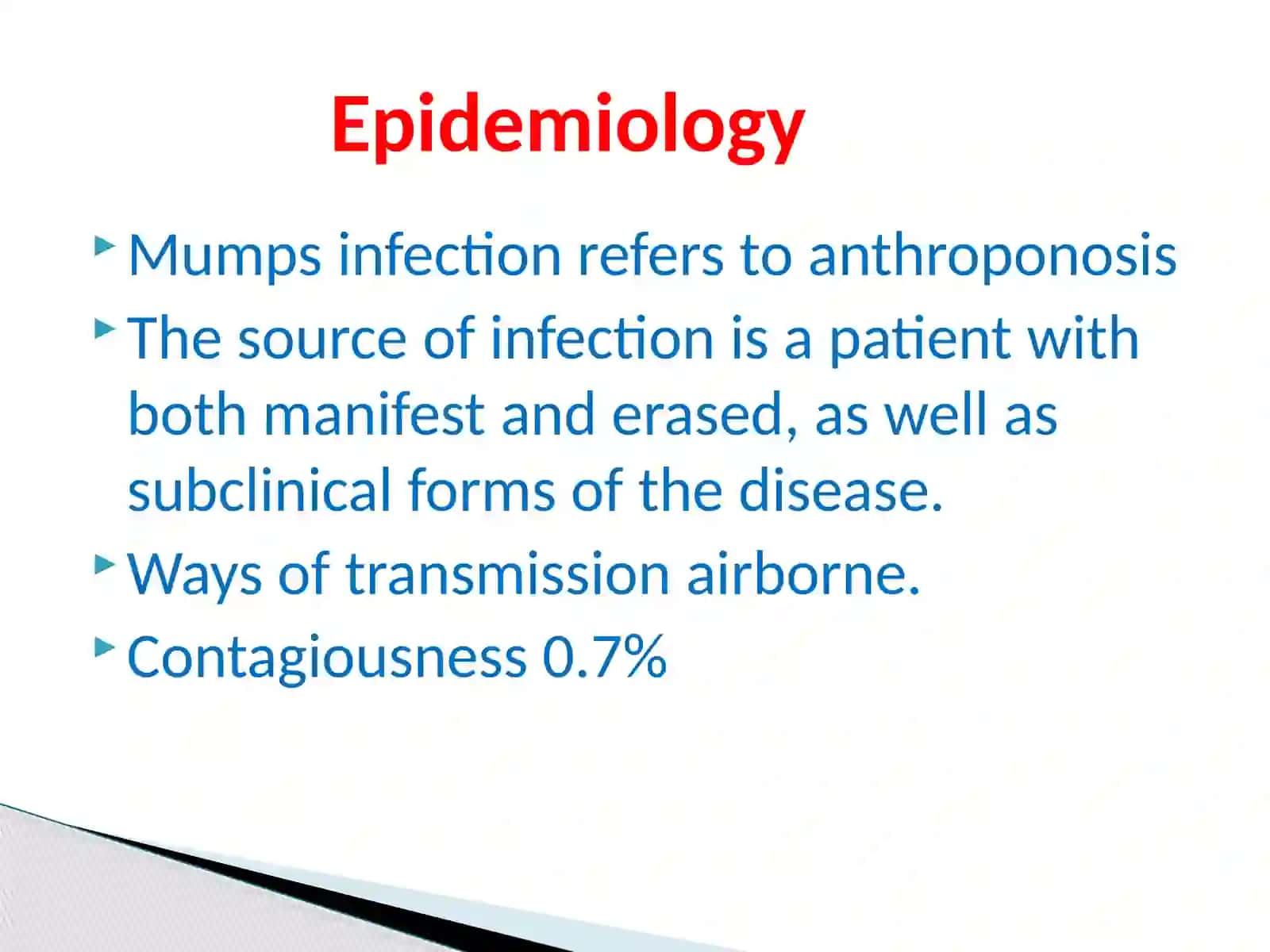 Mumps infection 3