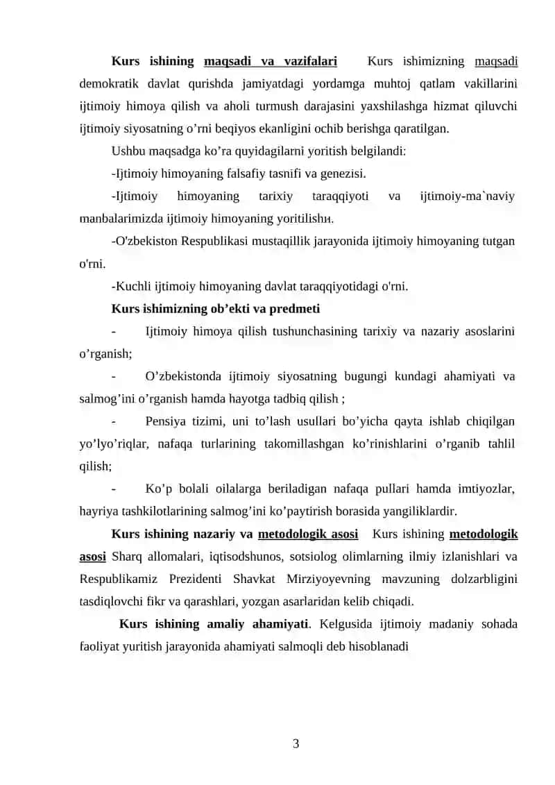 O'ZBEKISTON JAMIYATI ZAMONAVIY TARAQQIYOTI BOSQICHIDA IJTIMOIY SIYOSATNING BOSH VAZIFALARI 3