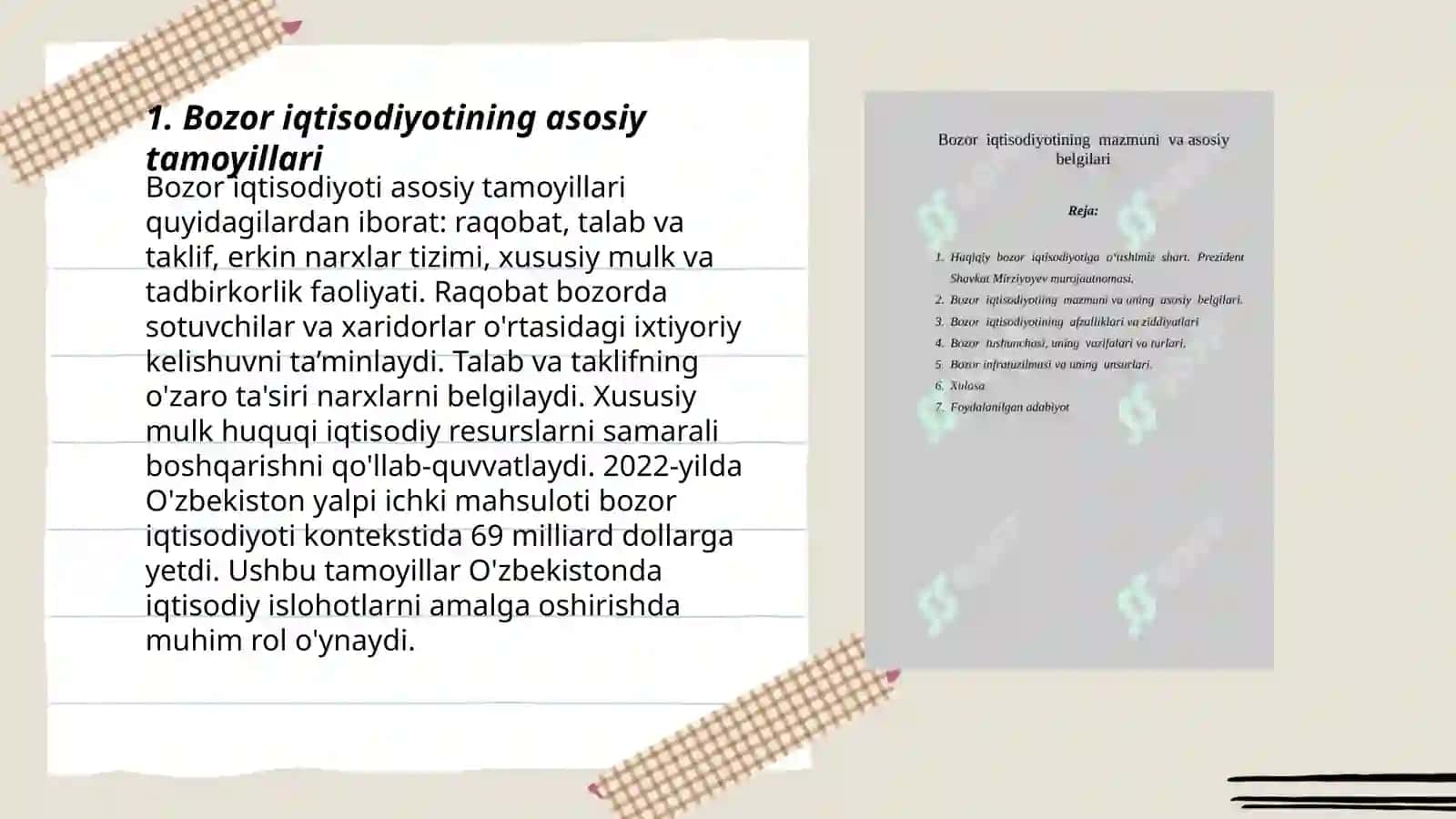 Bozor iqtisodiyotining mazmuni va amal qilishi 3