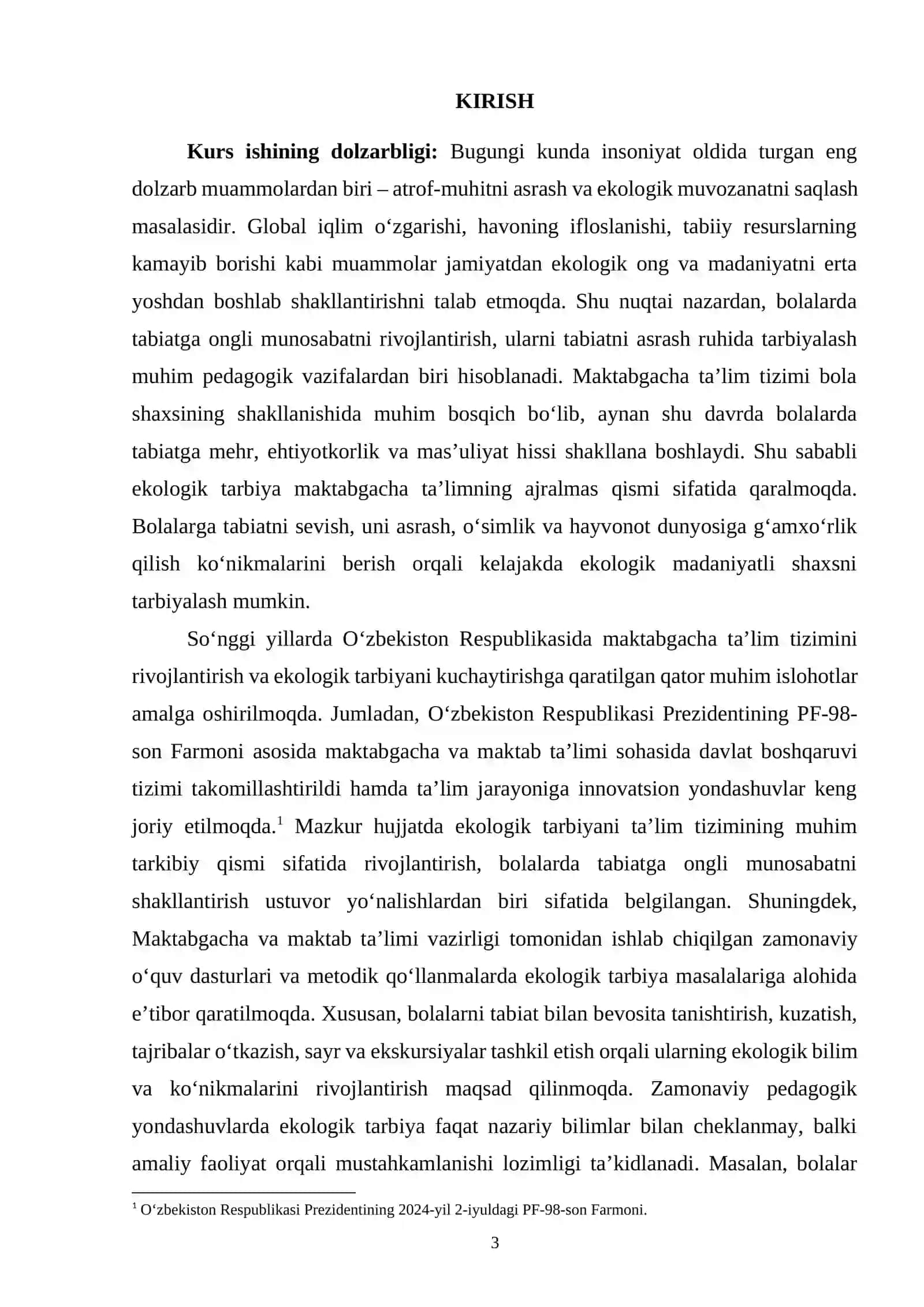 Bolalarda tabiatni asrash koʼnikmalarini rivojlantirish 3