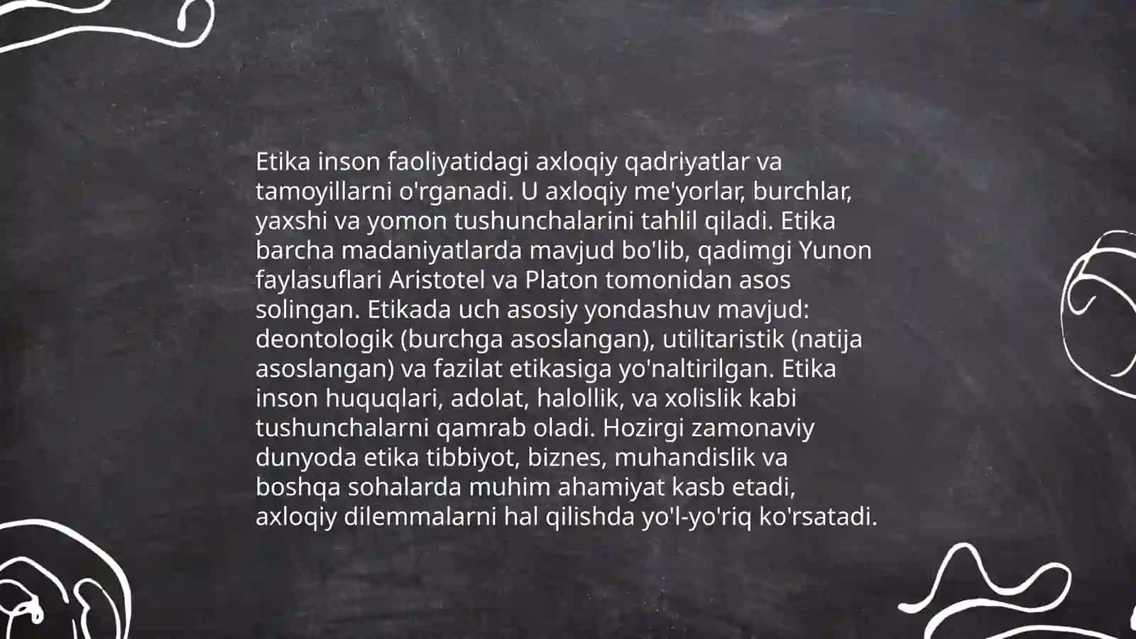 Etikaning asosiy tushunchalari va jamiyatdagi o‘rni 3