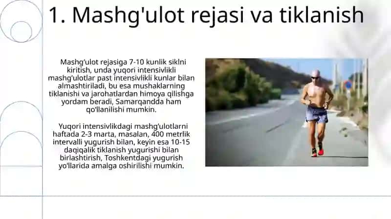 Tananing fiziologiyasi va uzoq masofali yugurish 3