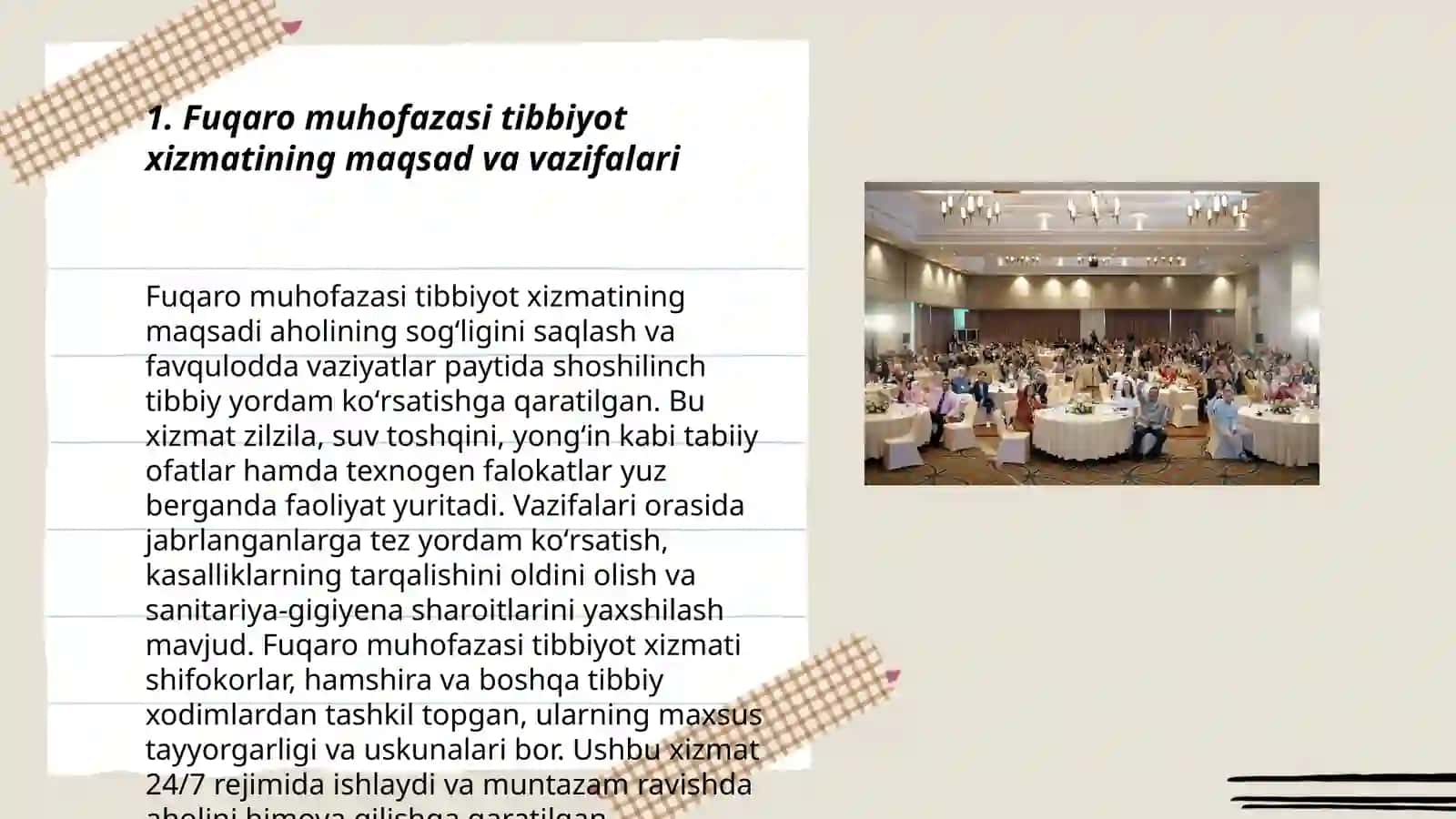 Fuqaro muhofazasi tibbiyot xizmati tuzilmalari, vazifasi, tashkiliy tamoyillar 3