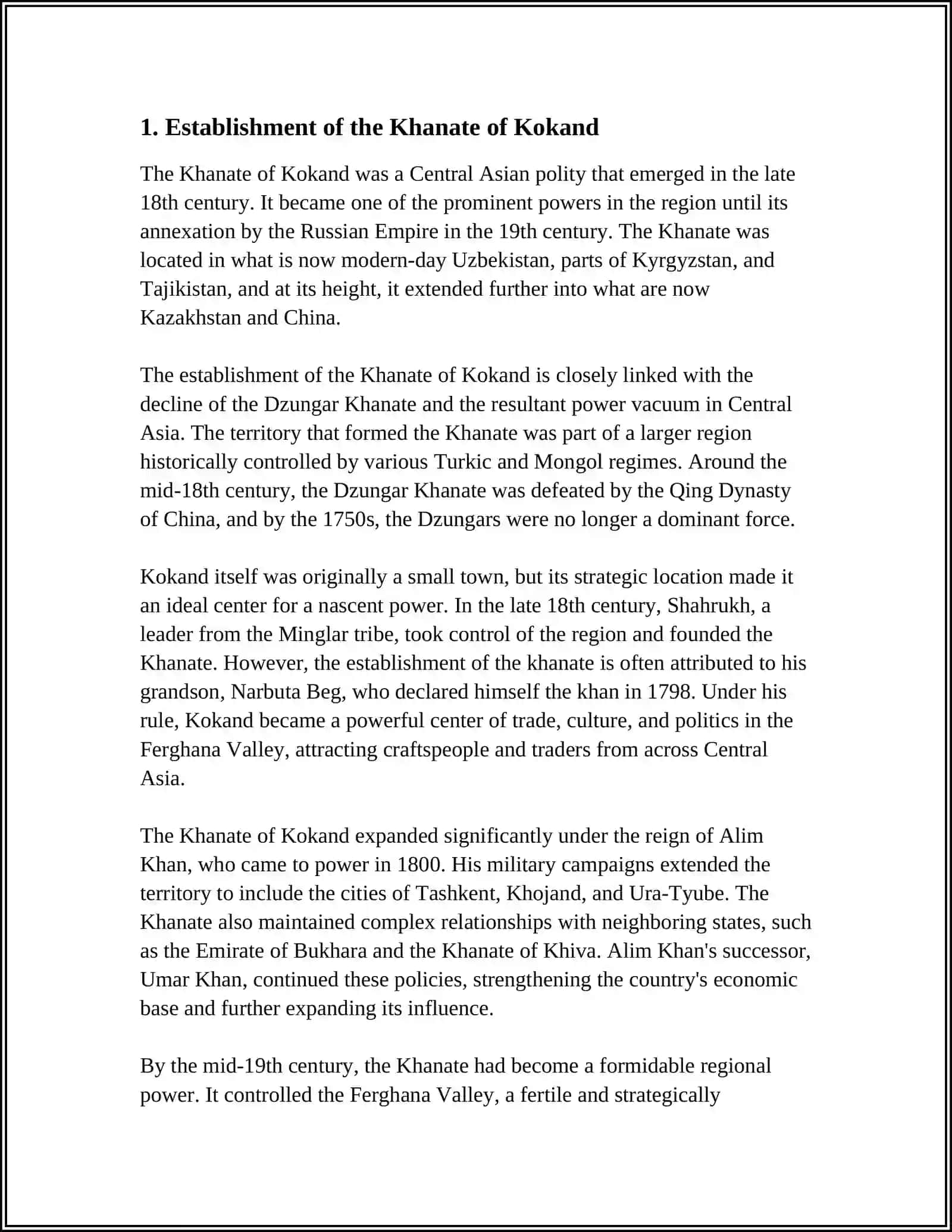 KHANATE OF KOKAND 3