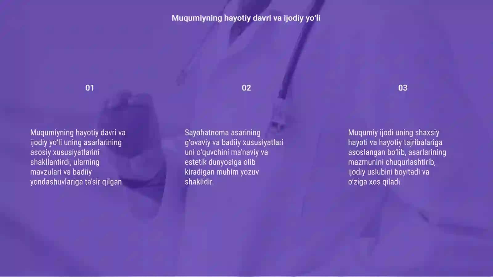 Sayohatnoma asarining gʻovaviy va badiiy xususiyatlari 3