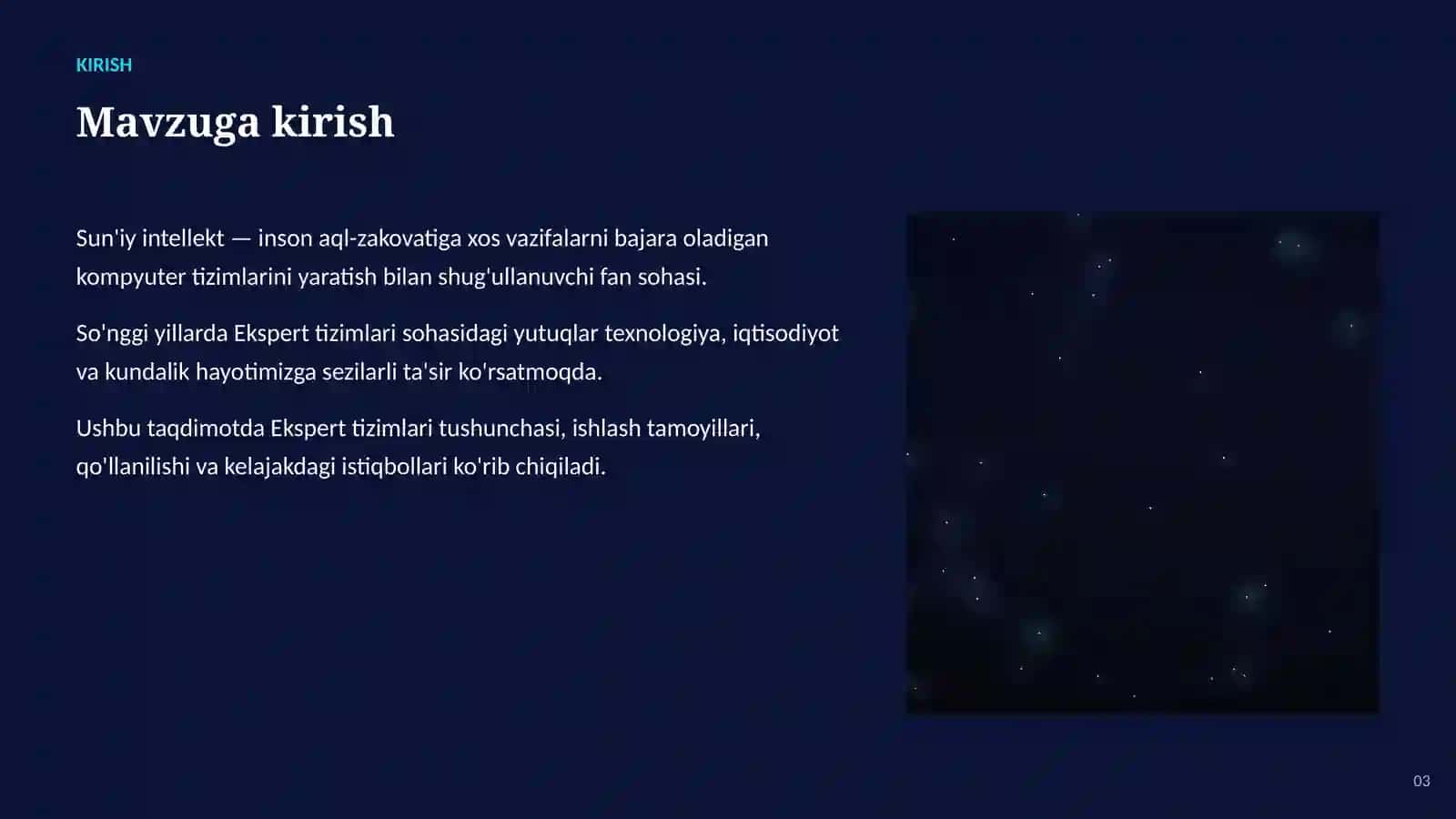 SUN'IY INTELLEKT ASOSLARI 3
