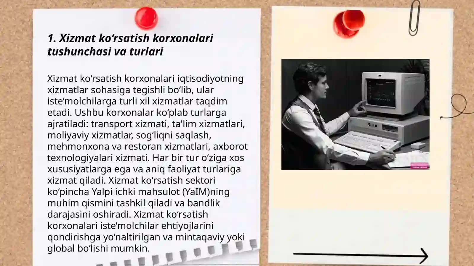 Xizmat ko‘rsatish korxonalari tushunchasi va turlari 3