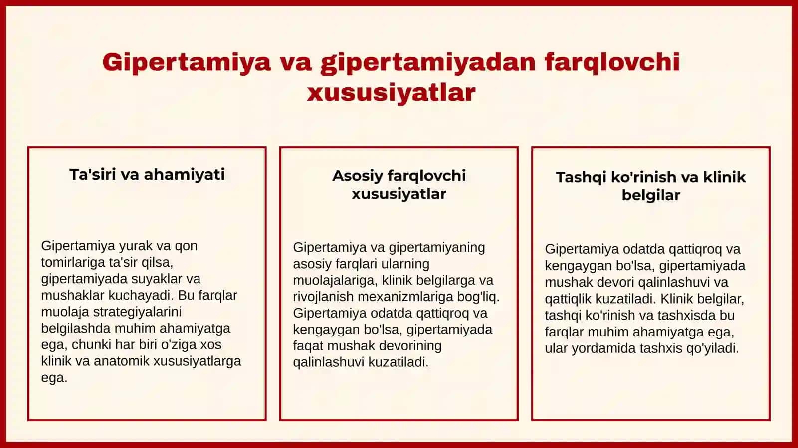 Isitmaning gipertermiyadan farqlovchi xossalari 3
