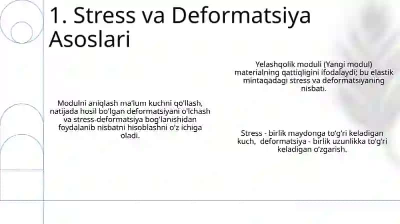 Materialni elastiklik modulini aniqlash 3