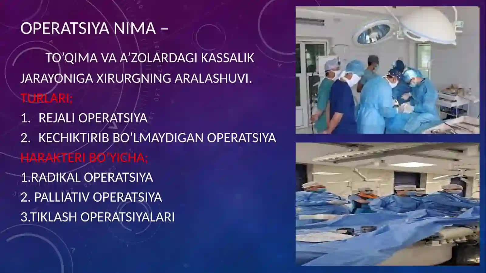 Jarrohlik aralashuvlari bilan bog’liq asorotlarning oldini olish 3
