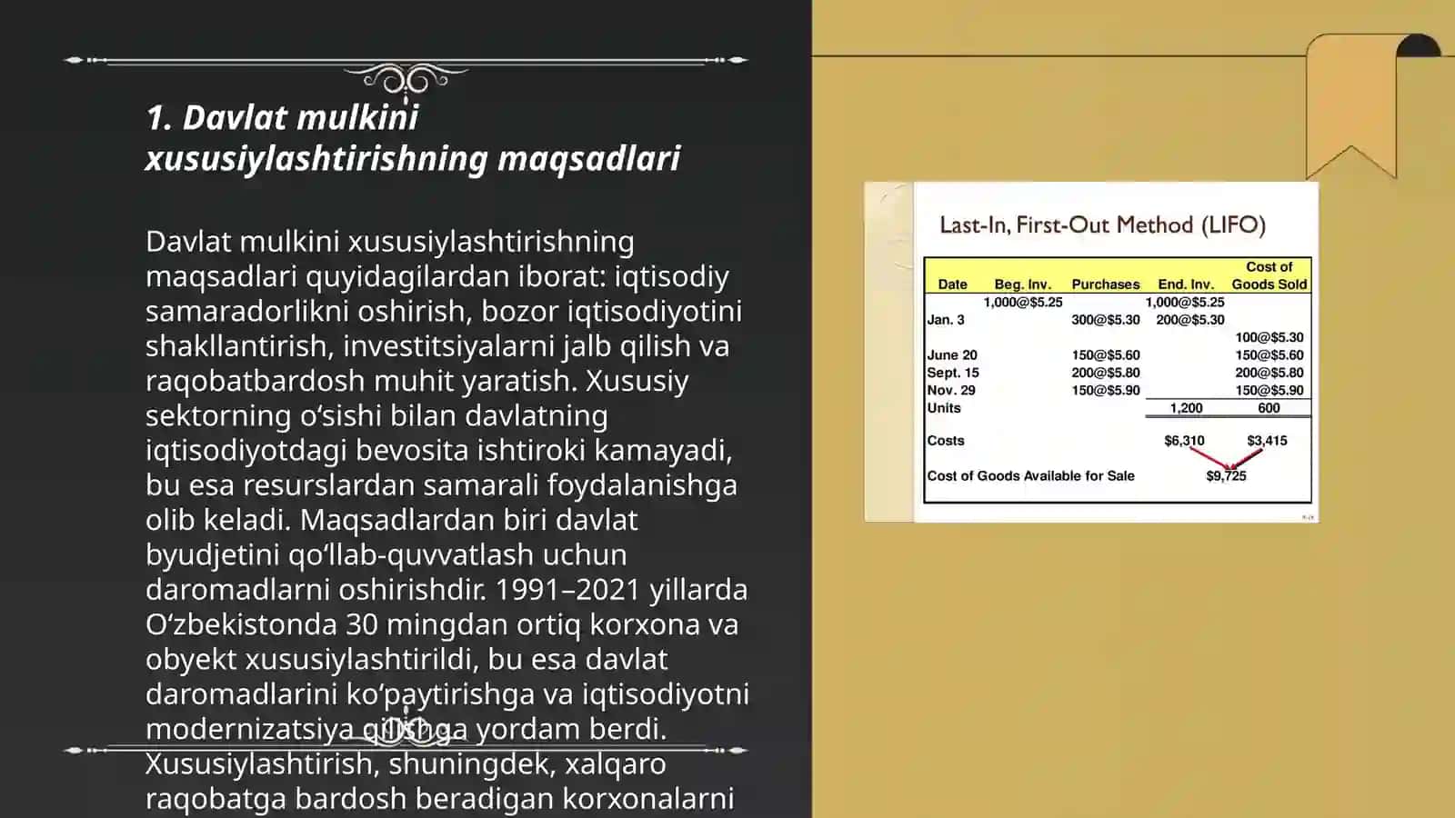 Davlat mulkini xususiylashtirishning maqsadlari 3