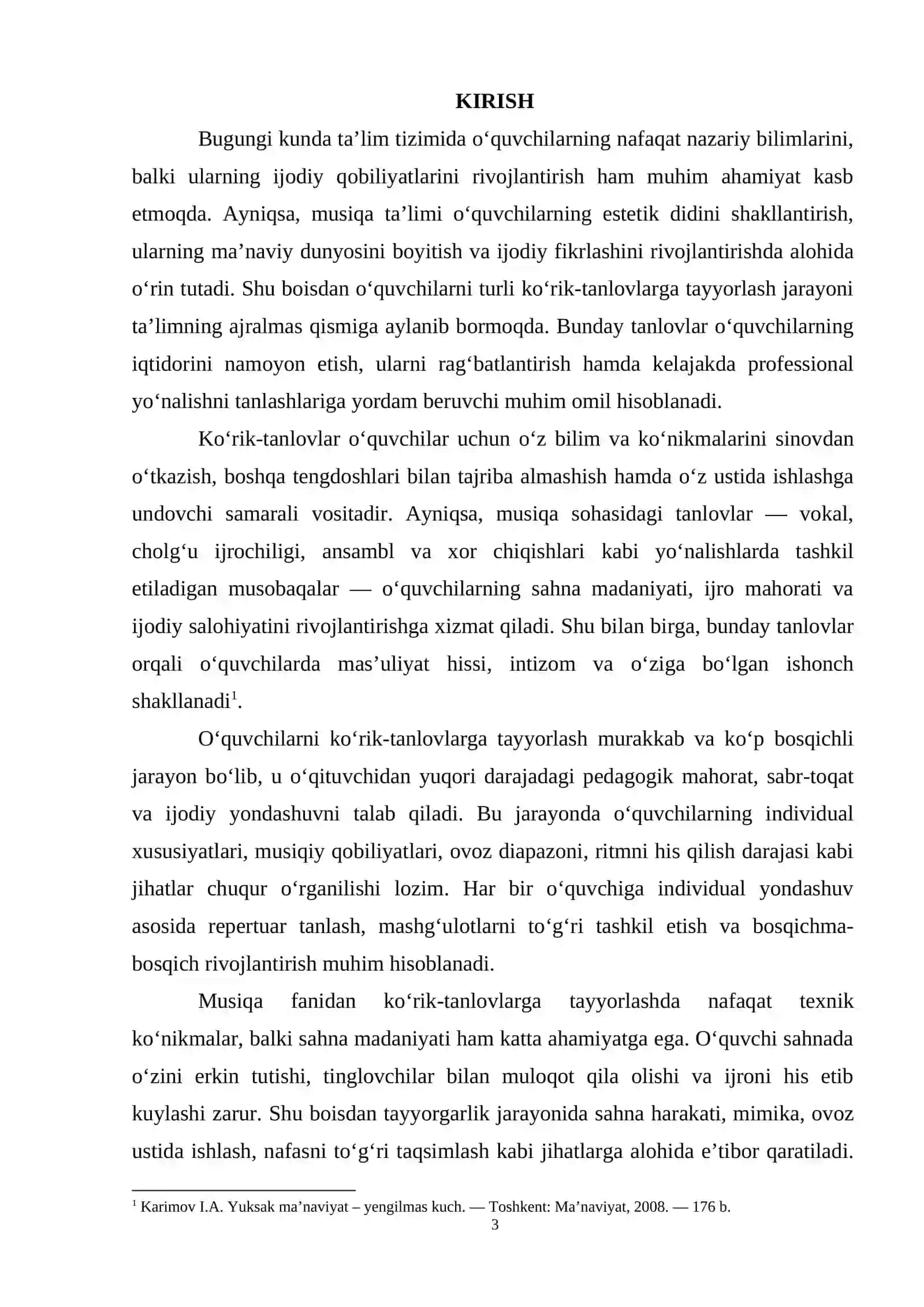 O‘quvchilarni turli ko‘rik-tanlovlarga tayyorlash 3