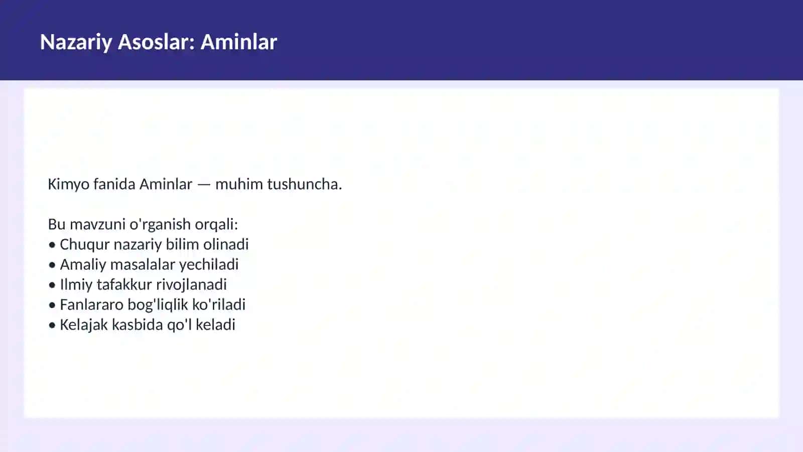 Aminlar 3