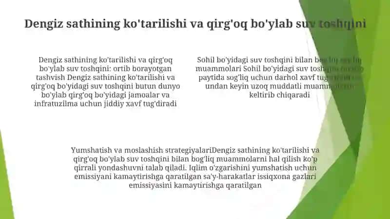 Kasalliklarni Global Tashvishi.Iqlim O'Zgarishlarining Tibbiy Oqibatlari 3