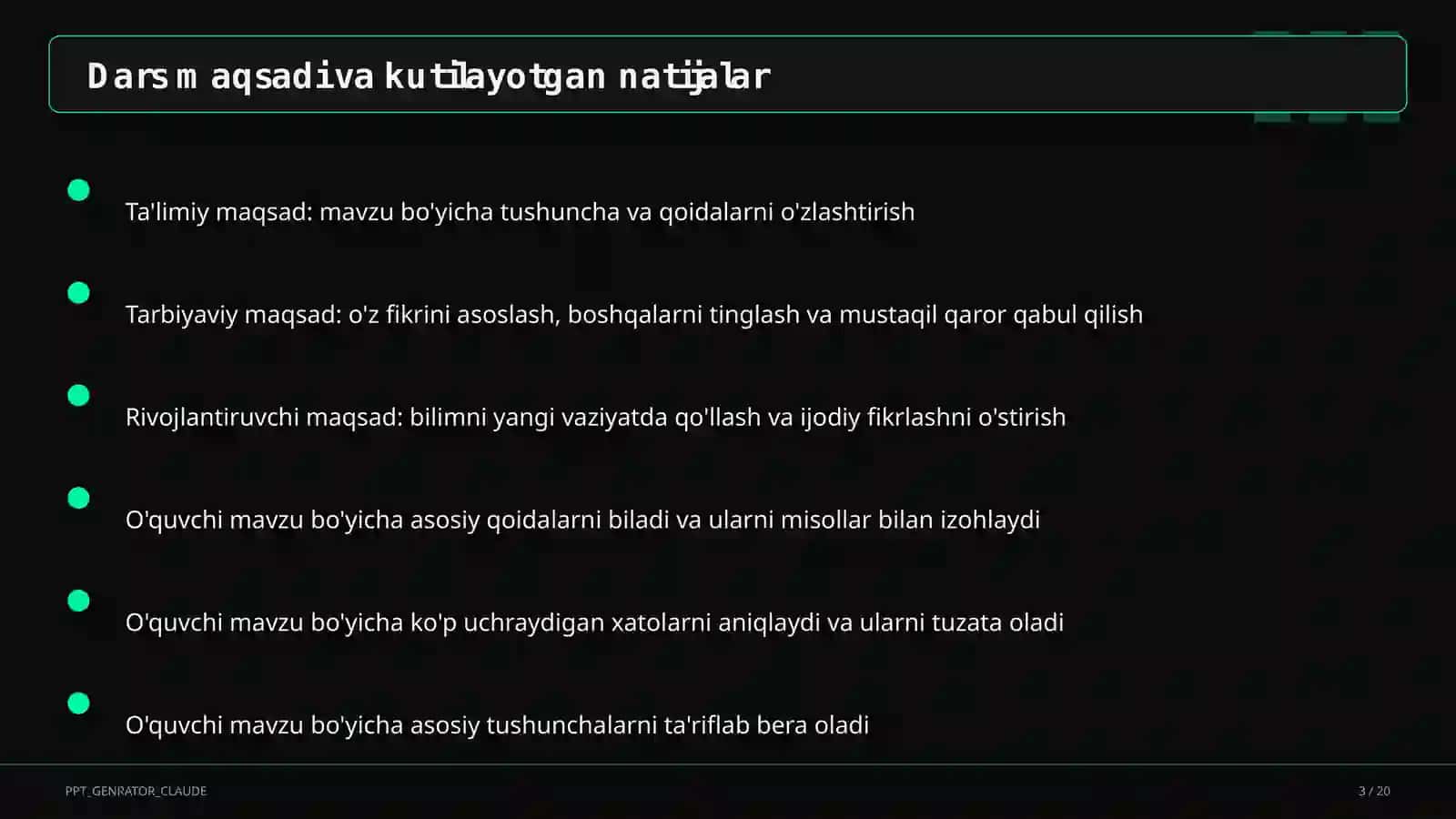 Trigonometrik ayniyatlar va formulalar (10-sinf) 3