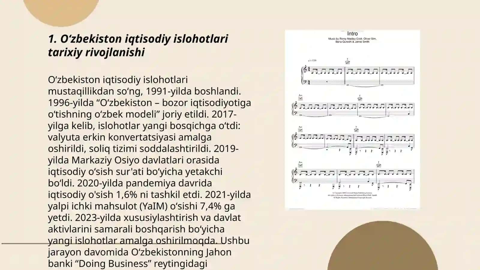 Oʻzbekiston iqtisodiy islohotlari tarixiy rivojlanishi 3