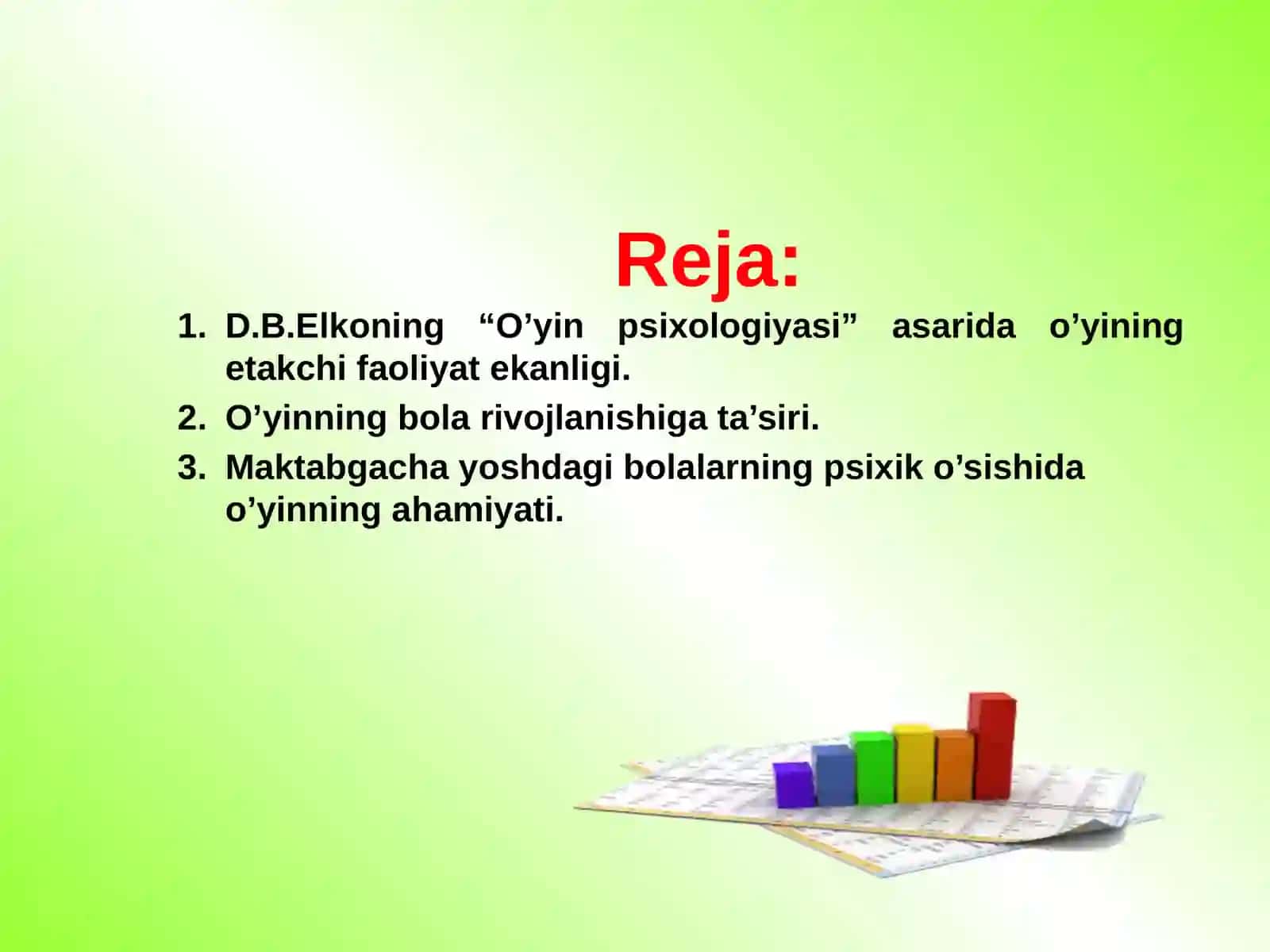 O'yin psixologiyasi 3