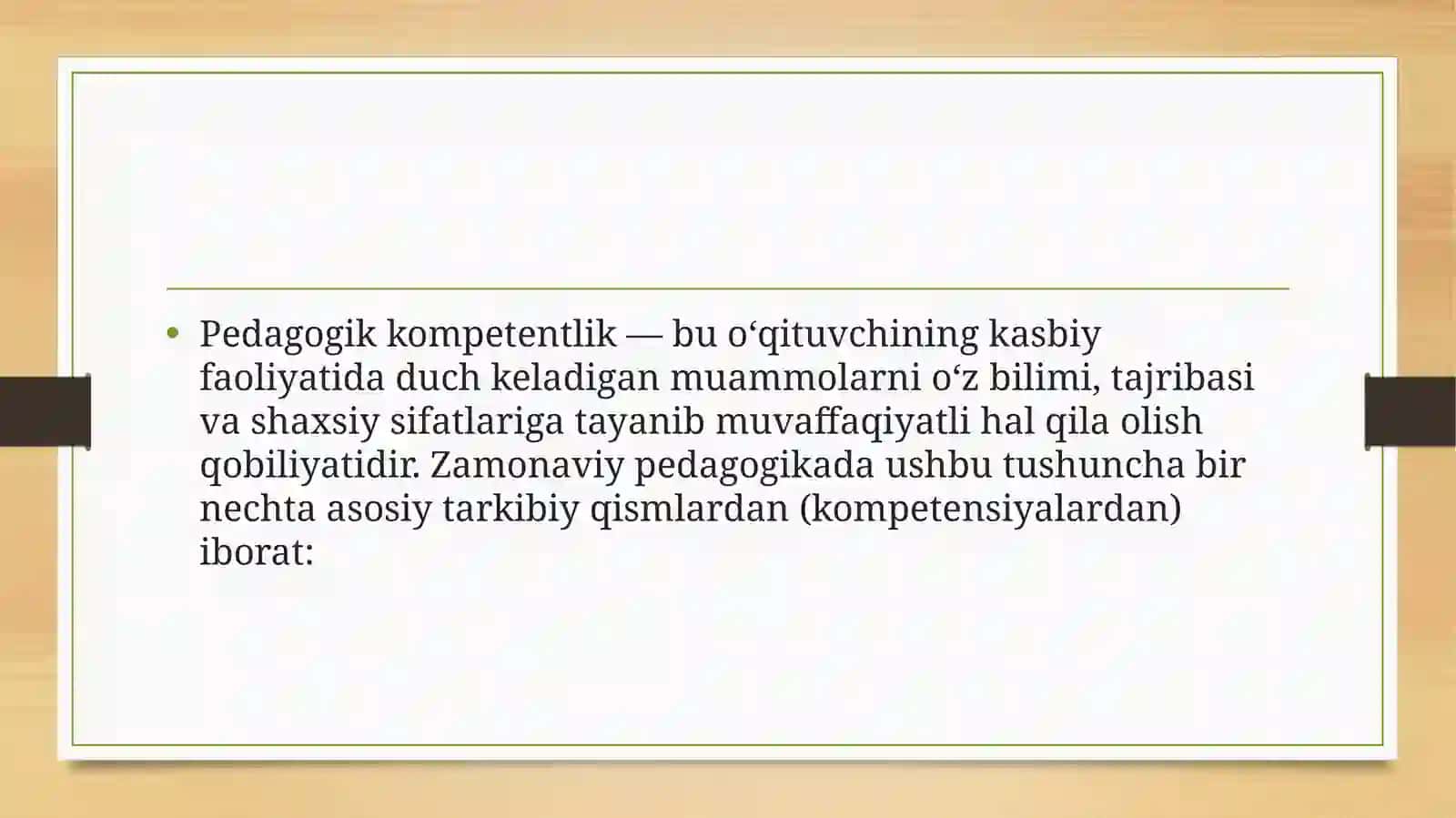 Pedagogik kompetentlik 3