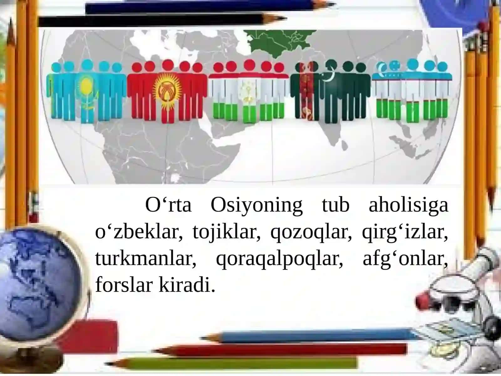 O`rta Osiyo aholisi va siyosiy xaritasi 3