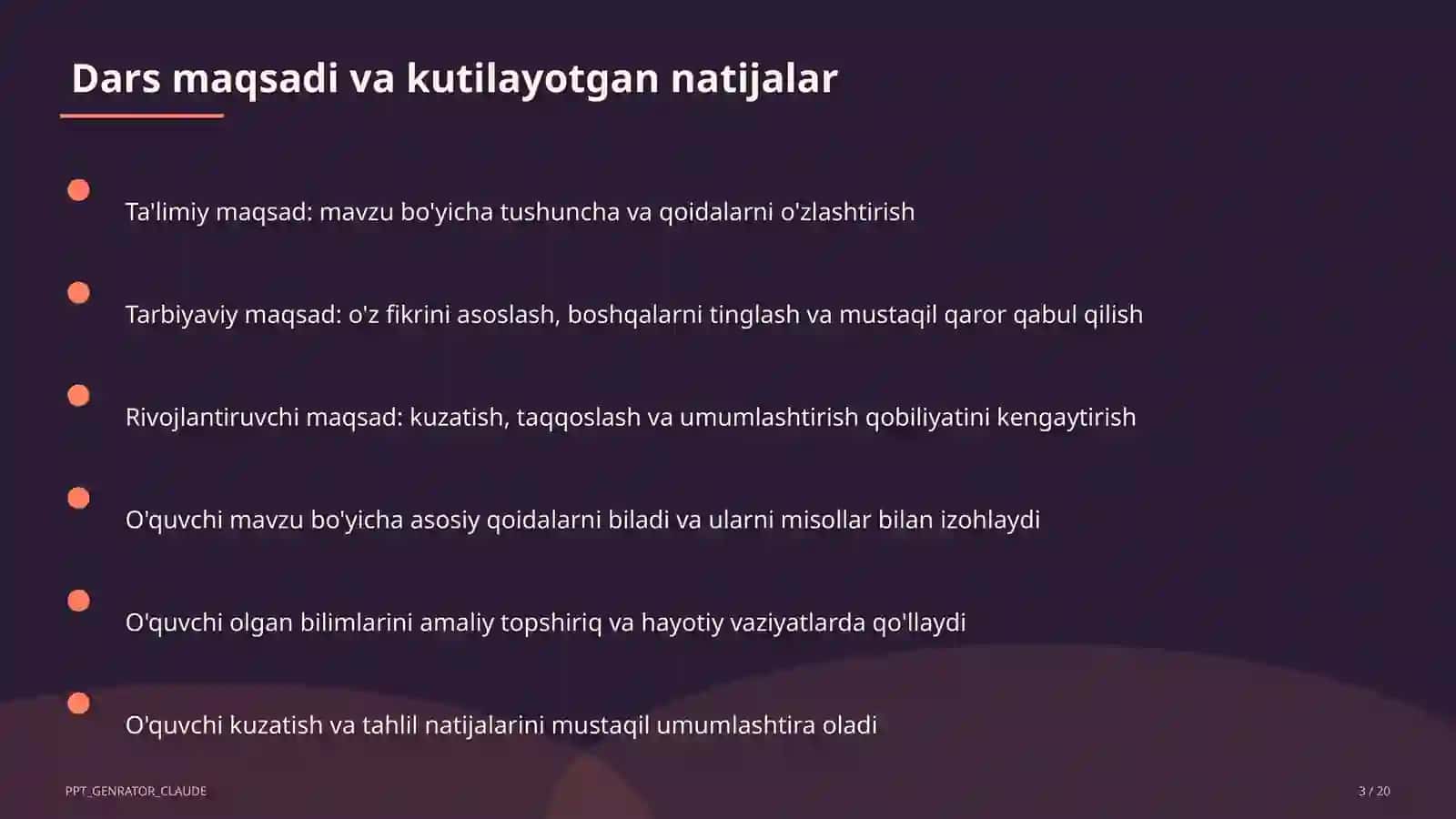 Sog'lom turmush tarzi hayot garovi (7-sinf) 3