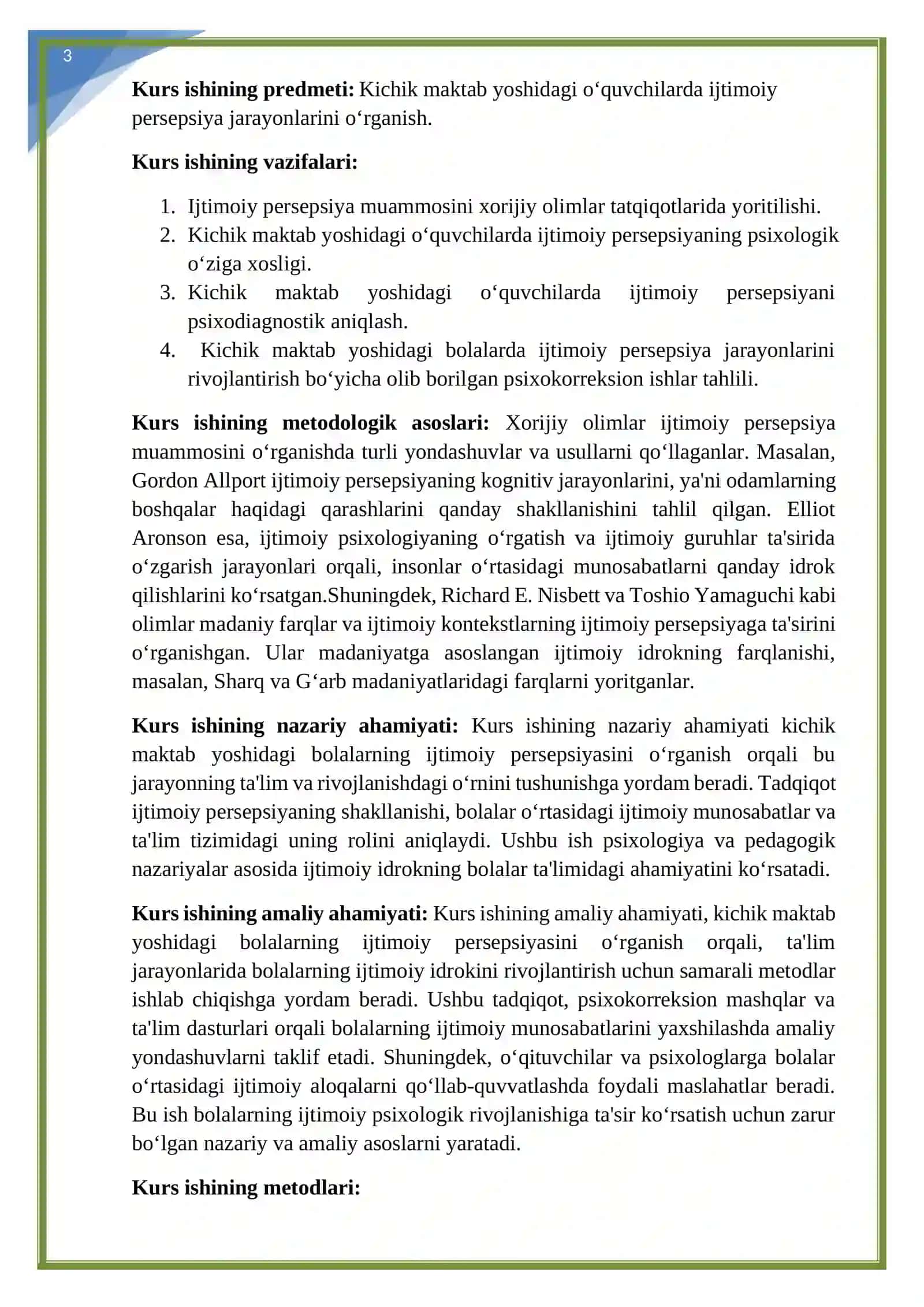 Ijtimoiy persepsiya muammosi 3