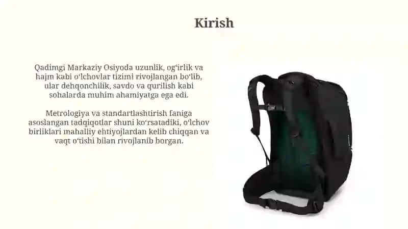 Qadimgi Markaziy Osiyodagi qadimiy õlchovlar va õlchov birliklari 3