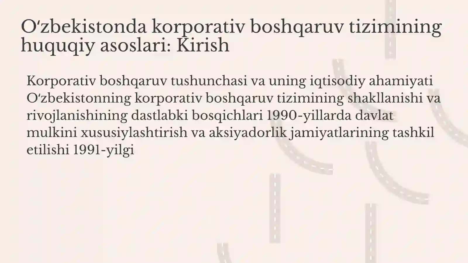 O‘zbekistonda korporativ boshqaruvning huquqiy asoslari 3