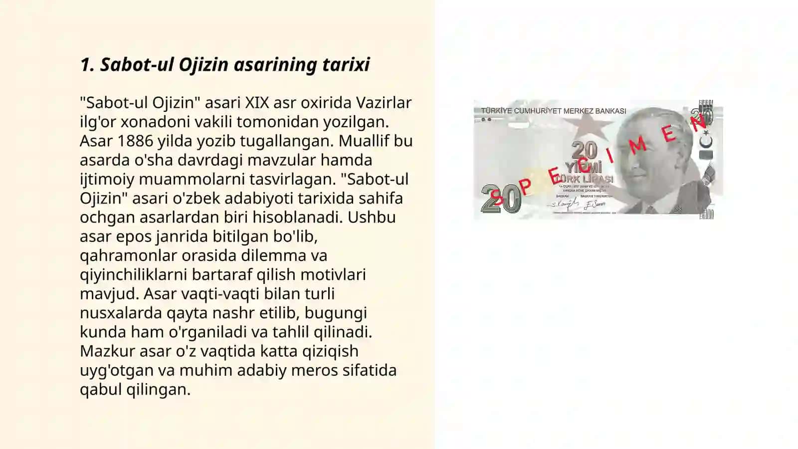 Sabot-ul Ojizin asarida e'tiqod masalalari tariqatlar silsilasi mavzulariga taqdimot tayyorlash 3