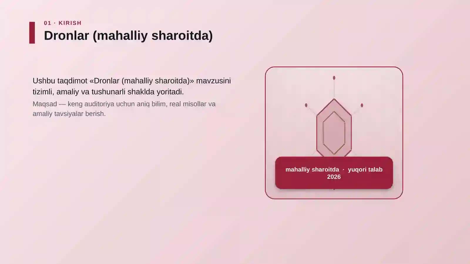 Dronlar (mahalliy sharoitda) 3