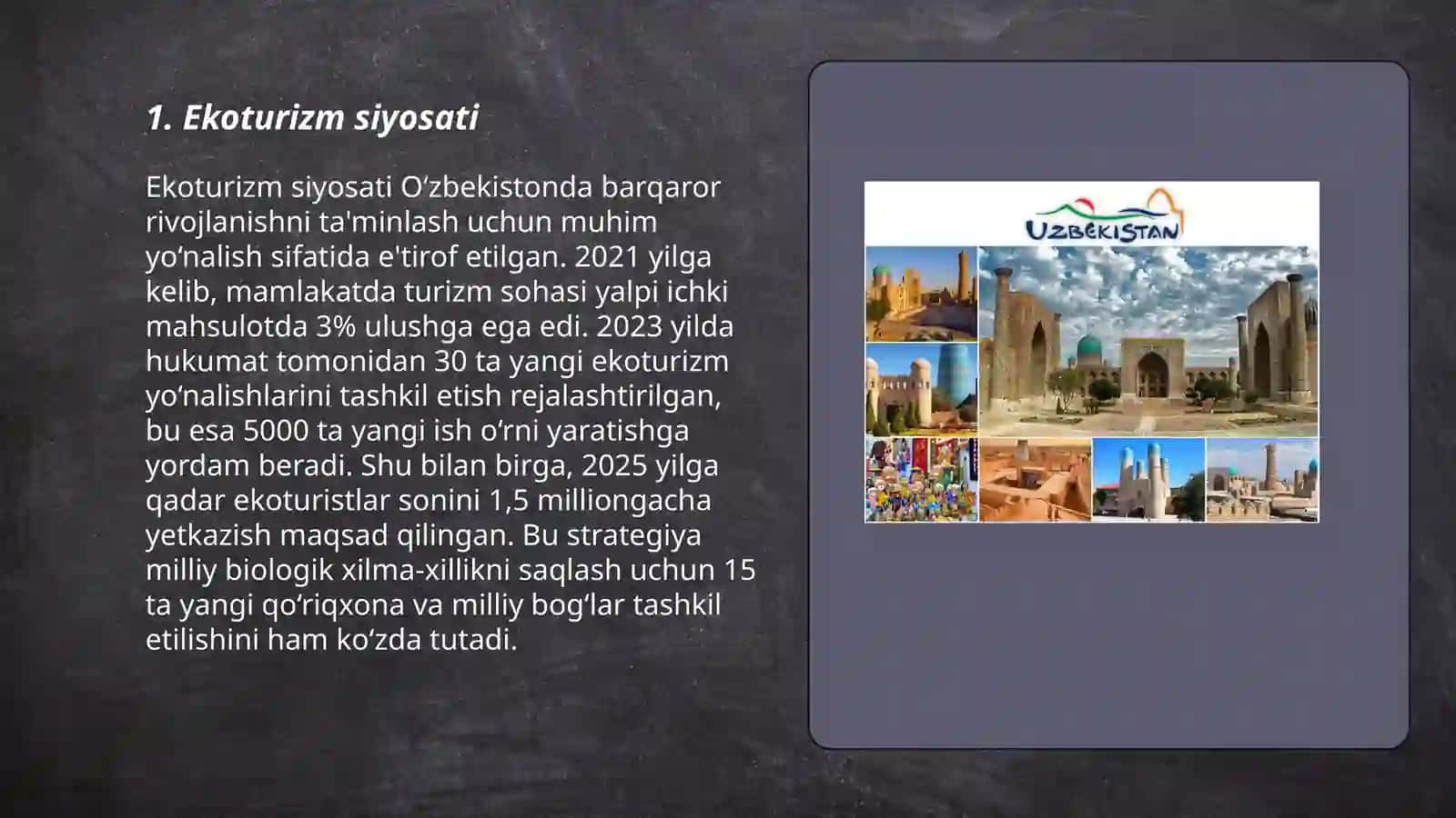 Ummon mamlakatlarida turizm siyosati turlari va xususiyatlari 3