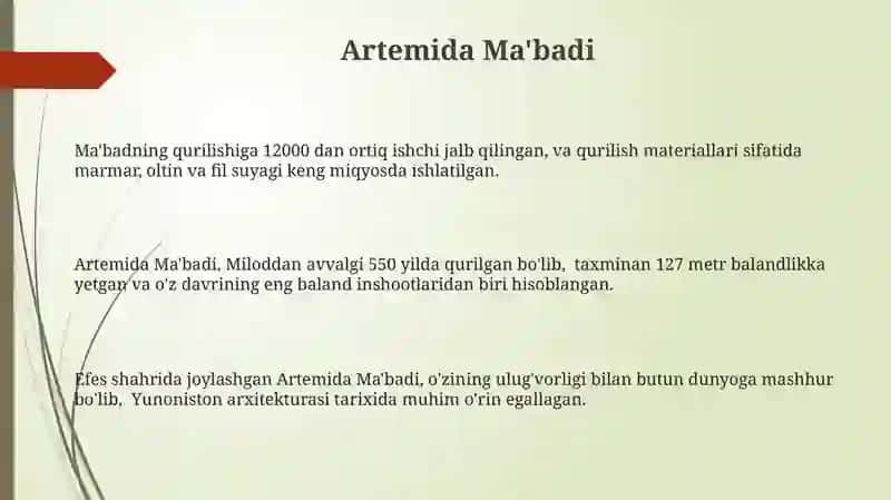 Artemida Ma'badi 3