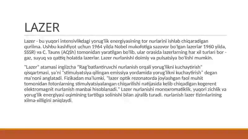 Lazerlar 3