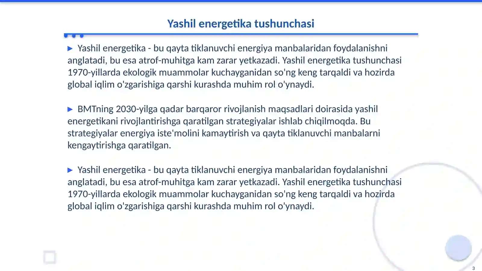Yashil energetika 3
