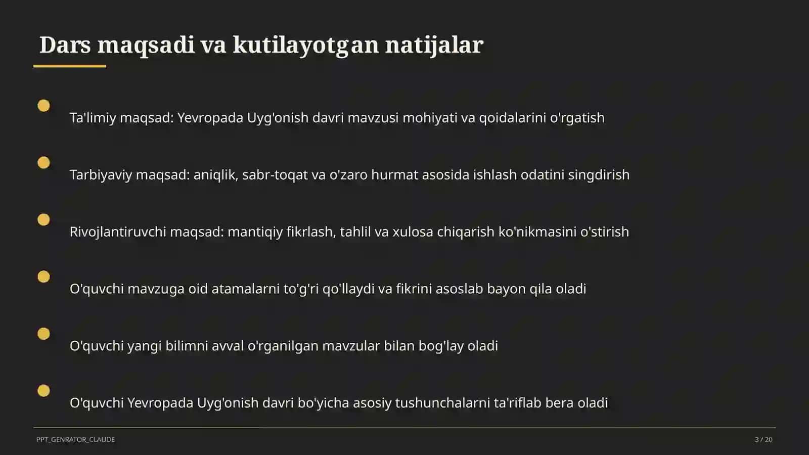 Yevropada Uyg'onish davri (8-sinf) 3