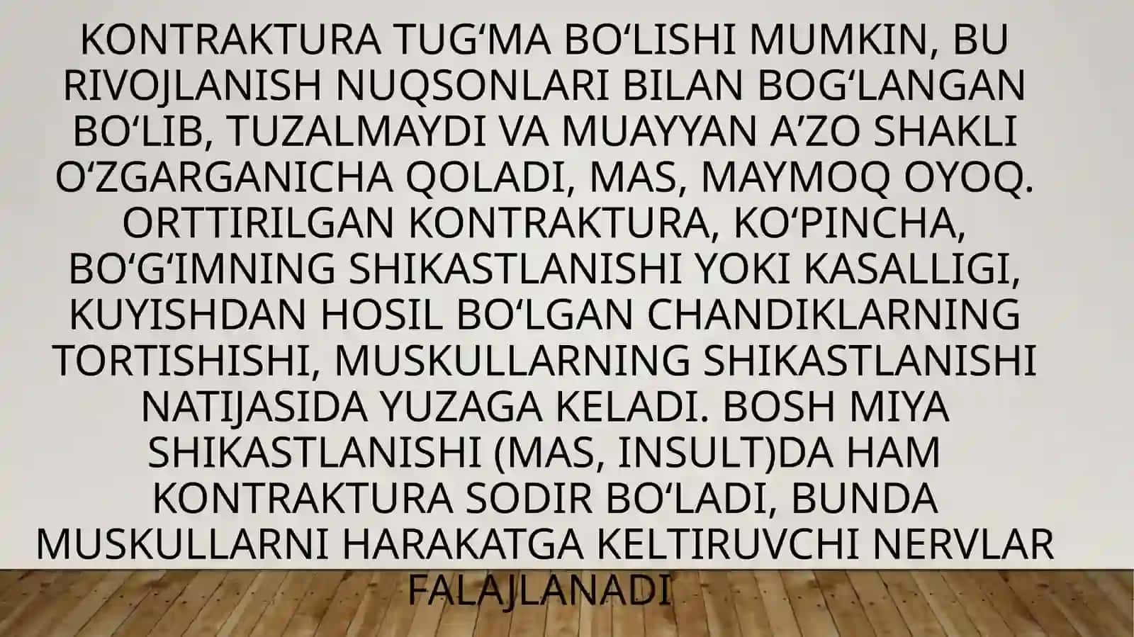 Bo‘g‘imlar kontrakturalari 3