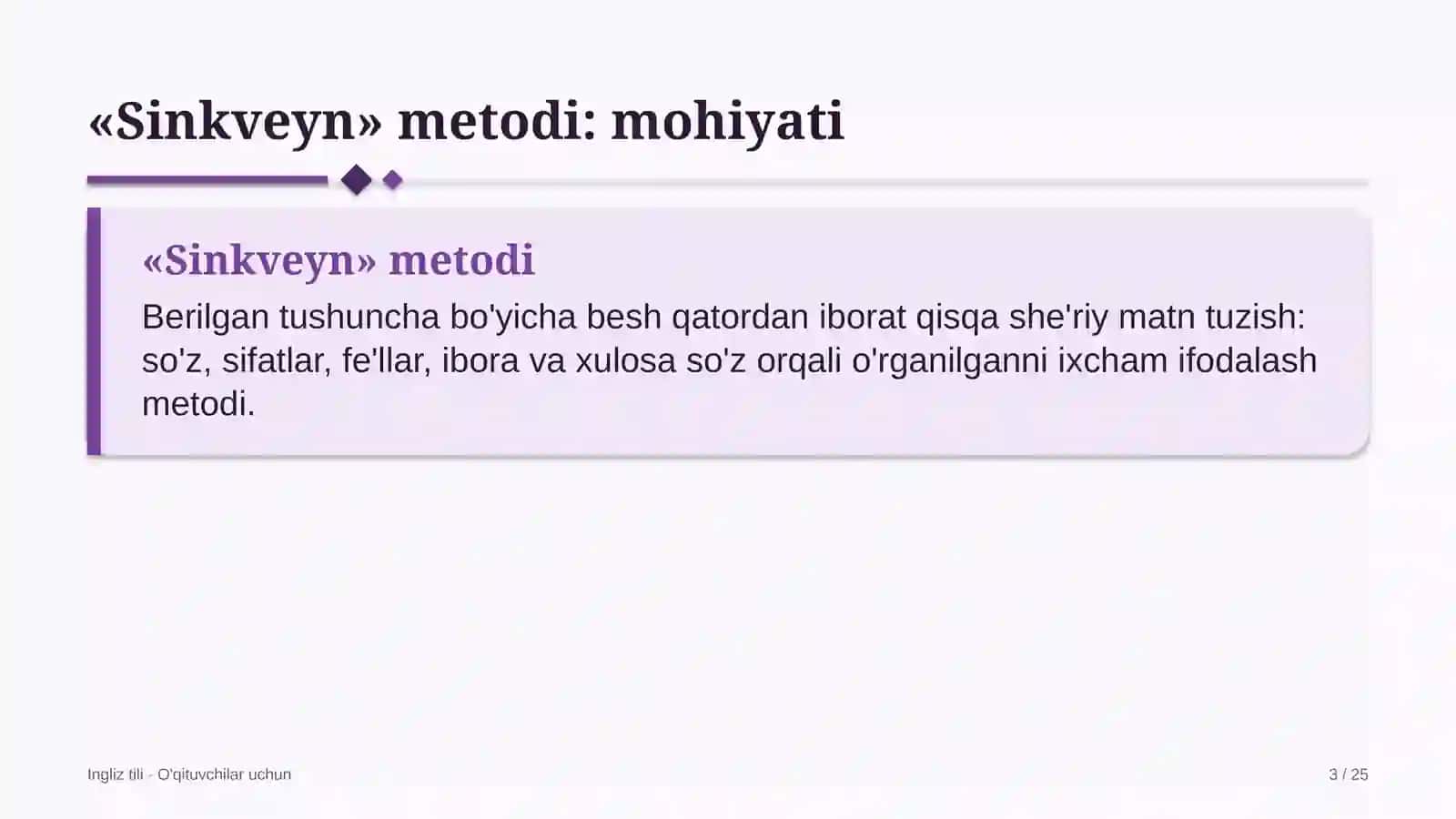 ingliz tili darslarida sinkveyn metodidan foydalanish 5925 3