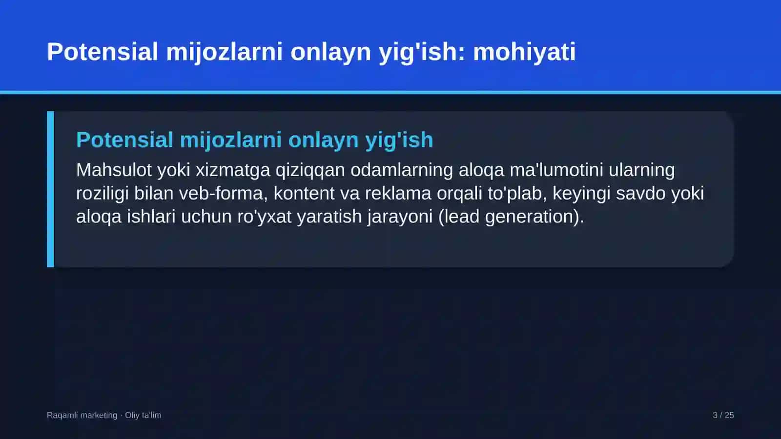 yaylov chorvachiligida potensial mijozlarni onlayn yig'ish 5723 3