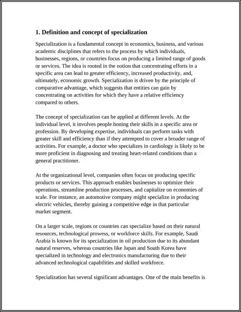SPECIALIZATION 3
