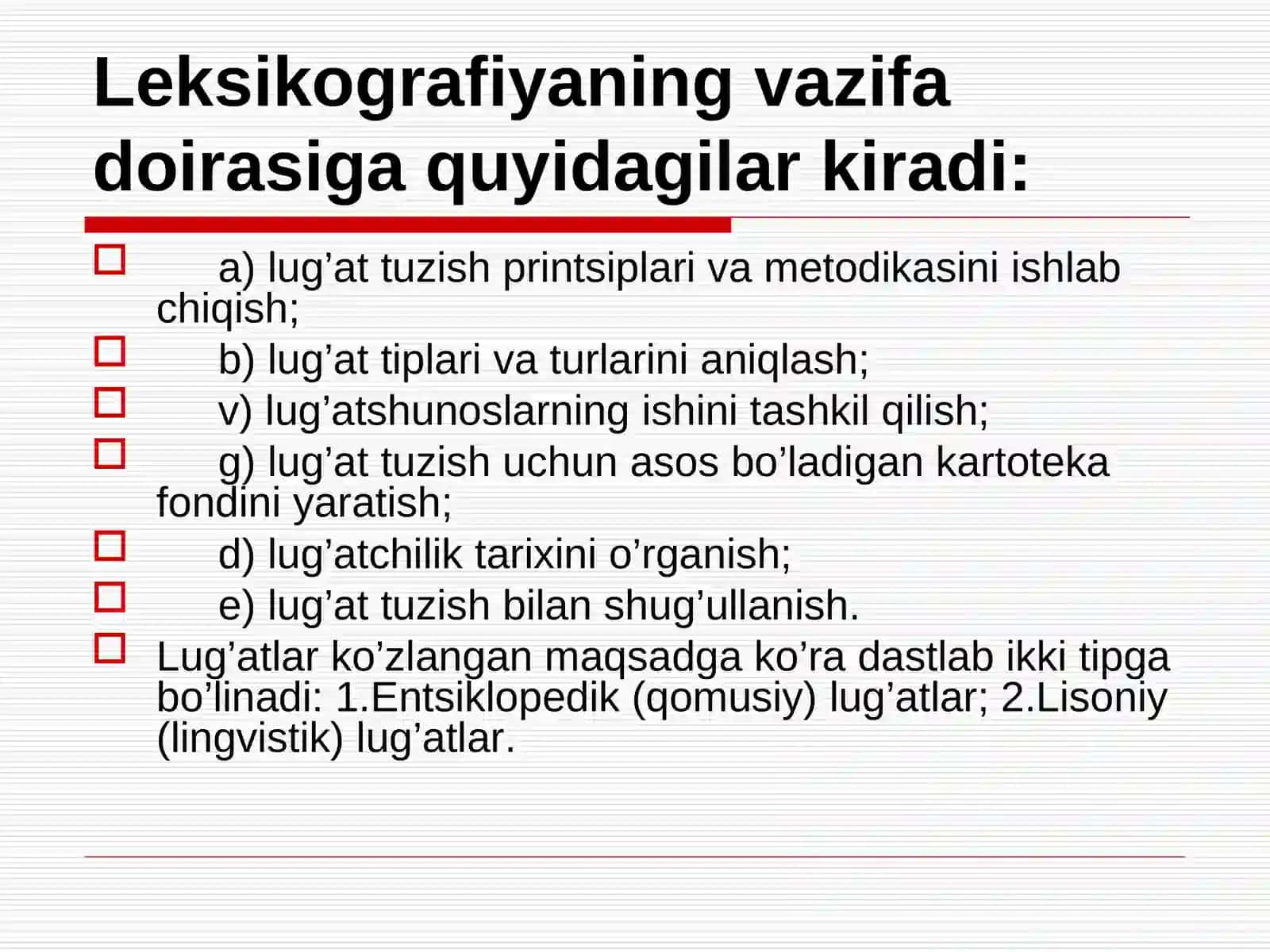 Leksikografiya. Lug’atlar va ularning turlari 3