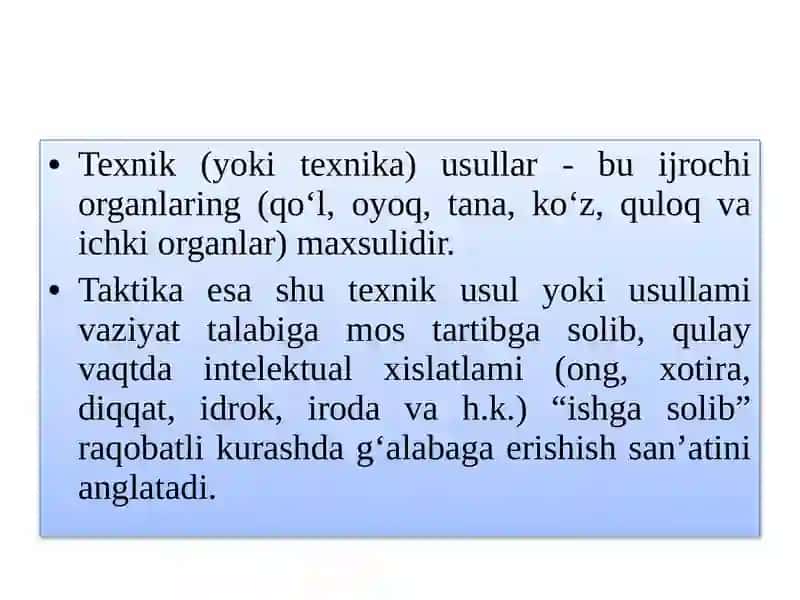 Basketbol o‘yin texnikasi va taktikasining tasnifi 3