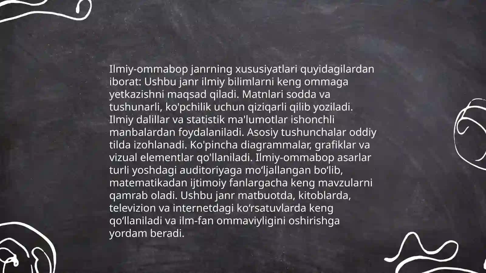 Ilmiy-ommabop janrga xos matnlar orqali nutq ostirish ustida ishlash metodikasi 3